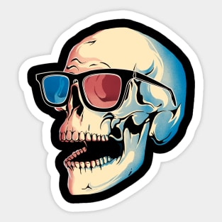 3D Horror Movie Sticker